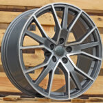 Diski R18 5×112 J8 ET35 RACINGLINE B5131 AUDI Grey Polished Half Matt (Hybrid Forged)