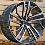 Diski R19 5×112 J8.5 ET35 RACINGLINE B1618 AUDI Black Polished (Hybrid Forged)