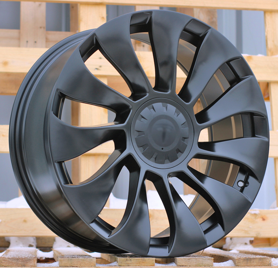 Diski R18 5x114.3 J8.5 ET40 RACINGLINE YS214 TESLA Black Half Matt (Hybrid Forged)