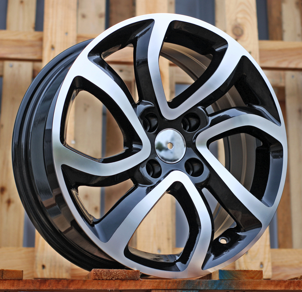 Diski R16 4x108 J6.5 ET26 RACINGLINE A417 CITROEN Black Polished
