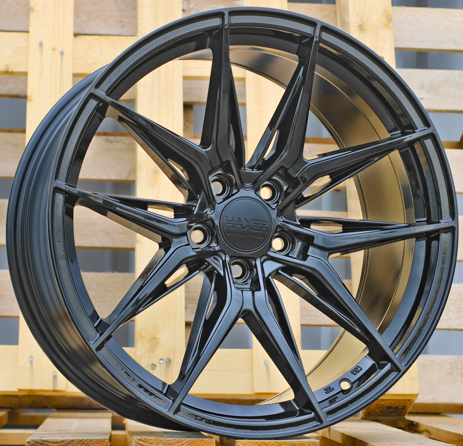 Diski R18 5x114.3 J8 ET40 HAXER HX036 Black (Hybrid Forged)