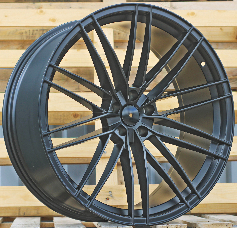Diski R22 5x112 J10 ET18 RACINGLINE F1995 AUDI Black Half Matt (Hybrid Forged)
