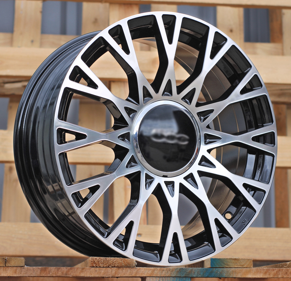 Diski R16 4x98 J6.5 ET35 RACINGLINE Y1283 FIAT Black Polished (Hybrid Forged)