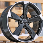 Diski R19 5×112 J8.5 ET45 RACINGLINE BK217 AUDI Black Polished (Hybrid Forged)