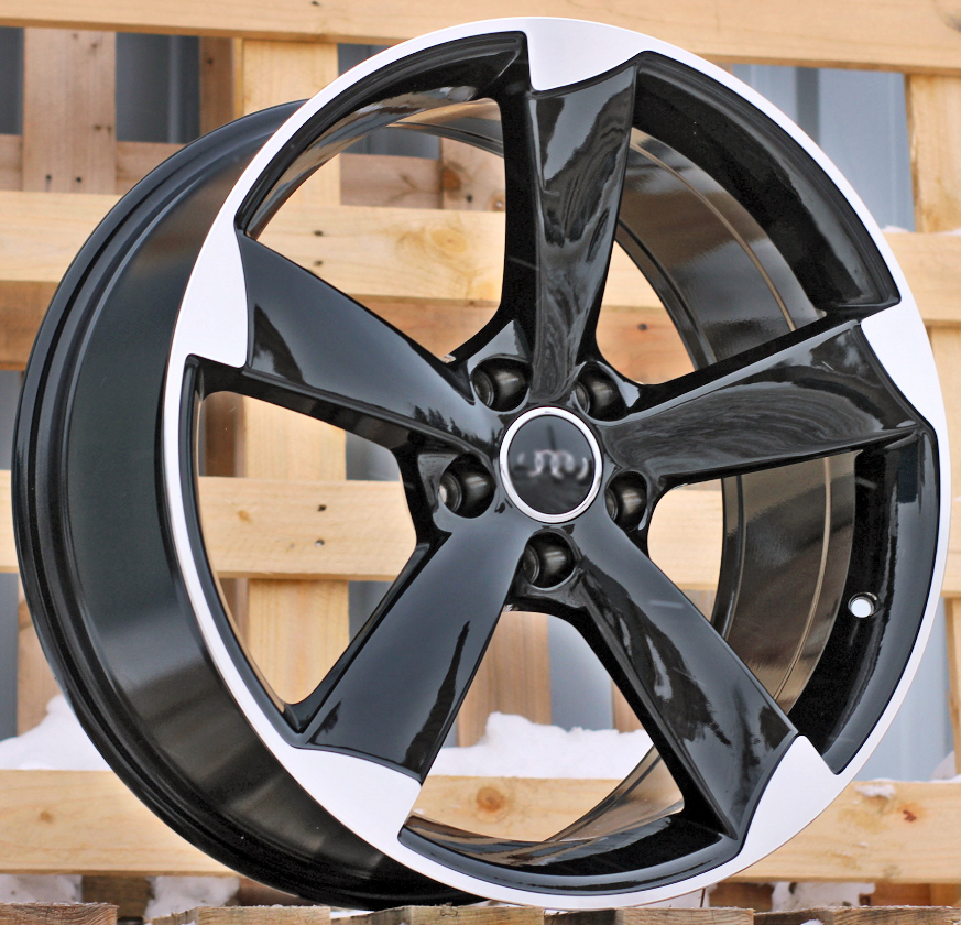 Diski R19 5x112 J8.5 ET32 RACINGLINE BK217 AUDI Black Polished