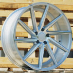 Diski R17 5×112 J7.5 ET38 RACINGLINE B1058 Silver Polished