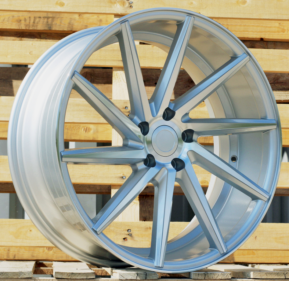 Diski R17 5x112 J7.5 ET38 RACINGLINE B1058 Silver Polished