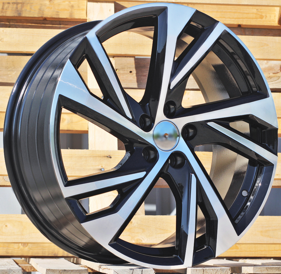 Diski R19 5x108 J8 ET45 RACINGLINE FE183 VOLVO Black Polished