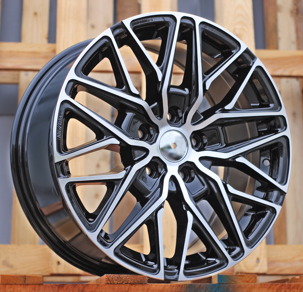 Diski R18 5x120 J8 ET50 RACINGLINE B1262 VW Black Polished