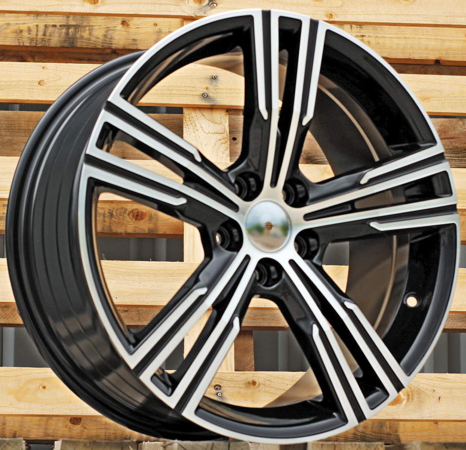 Diski R19 5x108 J8 ET42 RACINGLINE FE184 VOLVO Black Polished (Hybrid Forged)