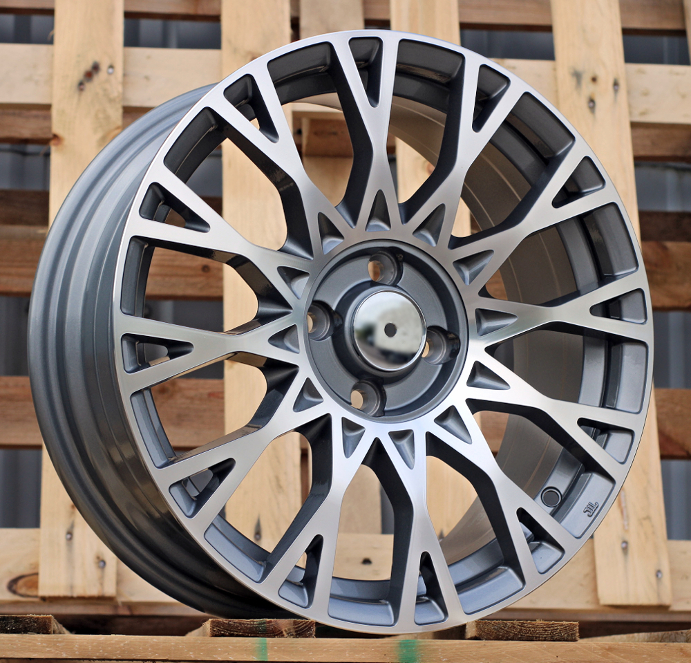 Diski R16 4x98 J6.5 ET35 RACINGLINE Y1283 FIAT Grey Polished (Hybrid Forged)