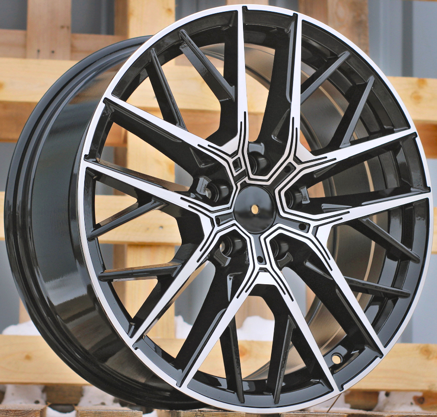 Diski R17 5x112 J7.5 ET28 RACINGLINE H5080 BMW Black Polished