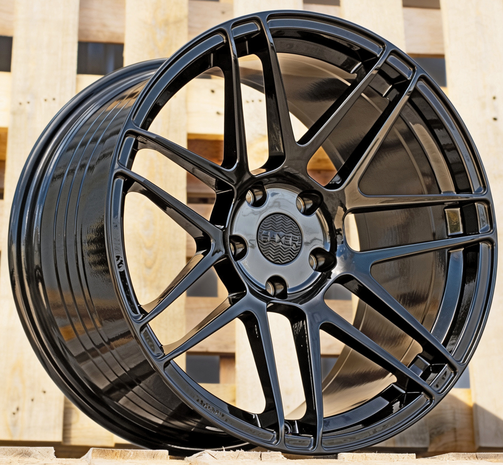 Diski R19 5x120 J10 ET15 HAXER HX020F Black (Rear+Front) (Hybrid Forged)