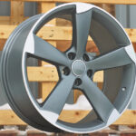 Diski R19 5×112 J8.5 ET40 RACINGLINE BK217 AUDI Grey Polished Half Matt