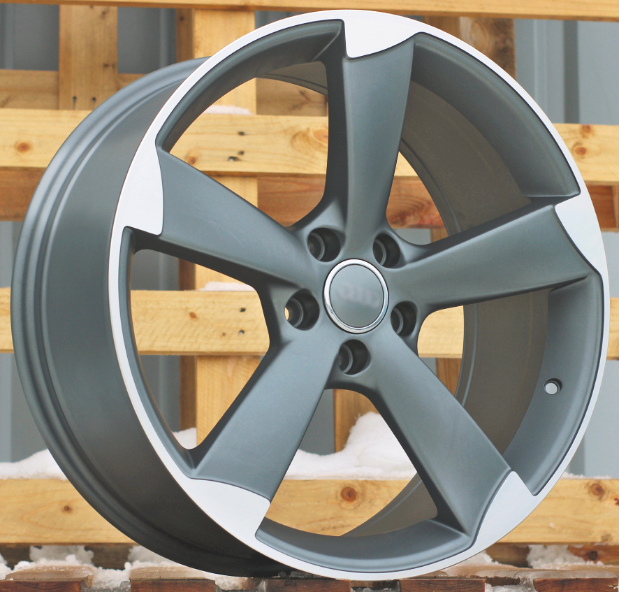 Diski R19 5x112 J8.5 ET40 RACINGLINE BK217 AUDI Grey Polished Half Matt