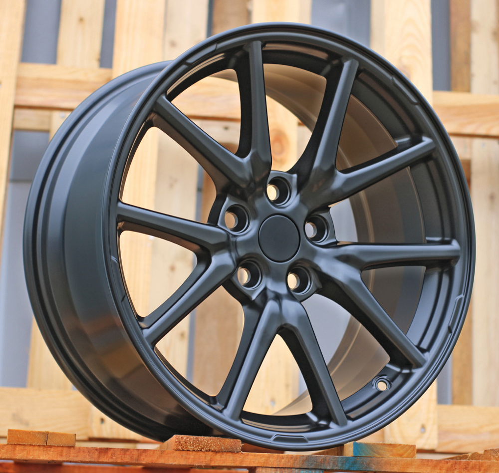 Diski R18 5x114.3 J8.5 ET40 RACINGLINE B1503 TESLA Black Half Matt