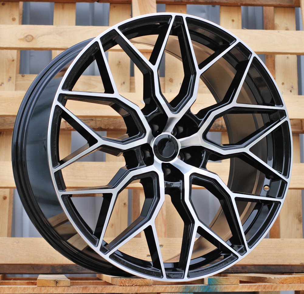 Diski R23 5x112 J10.5 ET25 RACINGLINE B1604 Black Polished