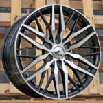 Diski R18 6×120 J8 ET48 RACINGLINE YF0453 FORD Black Polished (Hybrid Forged)
