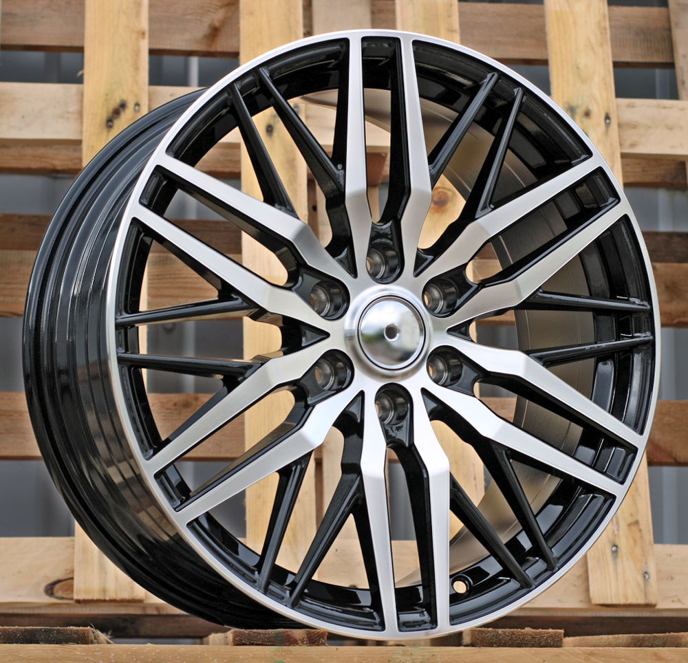Diski R18 6x120 J8 ET48 RACINGLINE YF0453 FORD Black Polished (Hybrid Forged)