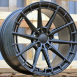Diski R18 5×108 J8 ET42 HAXER HX019F Black Half Matt (Hybrid Forged)