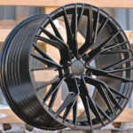 Diski R20 5×120 J10 ET40 HAXER HX024F Black Half Matt (Hybrid Forged)