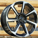 Diski R19 5×112 J8.5 ET38 RACINGLINE B5213 AUDI Black Polished (Hybrid Forged)