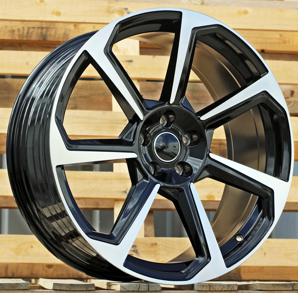 Diski R20 5x112 J8.5 ET30 RACINGLINE B5213 AUDI Black Polished (Hybrid Forged)