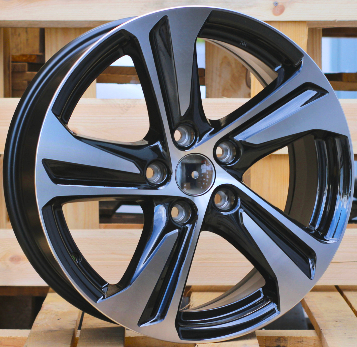 Diski R16 4x108 J6.5 ET25 RACINGLINE F5832 CITROEN Black Polished