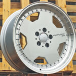 Diski R18 5×112 J9 ET30 RACINGLINE B5852 MERCEDES Silver +Polished Lip (Hybrid Forged)