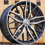 Diski R18 5×120 J8 ET50 RACINGLINE HF5230 VW Black Polished (Hybrid Forged)