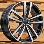 Diski R17 5×112 J7 ET45 RACINGLINE B5287 VW Black Polished