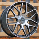 Diski R21 5×112 J10 ET44 RACINGLINE B5318 MERCEDES Black Polished (Rear+Front) (Hybrid Forged)