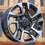 Diski R17 6×139.7 J7.5 ET25 RACINGLINE B1704 4X4 Black Polished