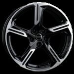 Diski R18 5×112 J7.5 ET40 Borbet XE1 black polished glossy