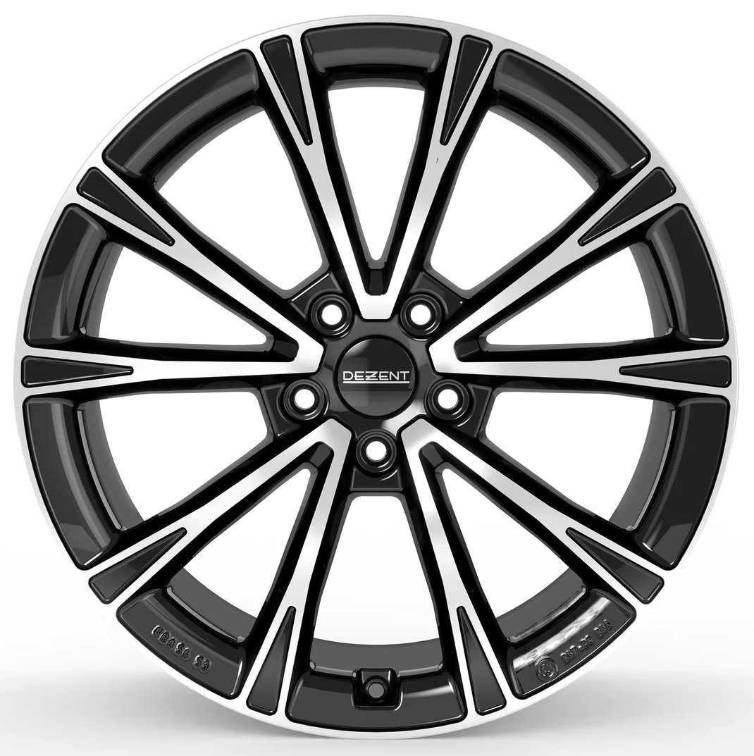 Diski R18 5x114.3 J7.5 ET40 Dezent AR dark Black/polished