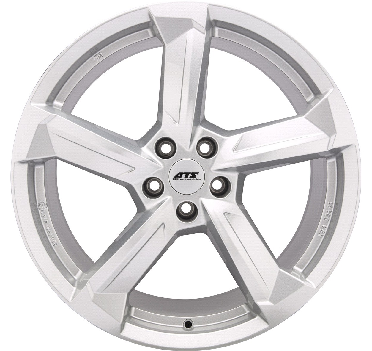 Diski R19 5x112 J8.5 ET36 ATS AuvoraX polar-silver