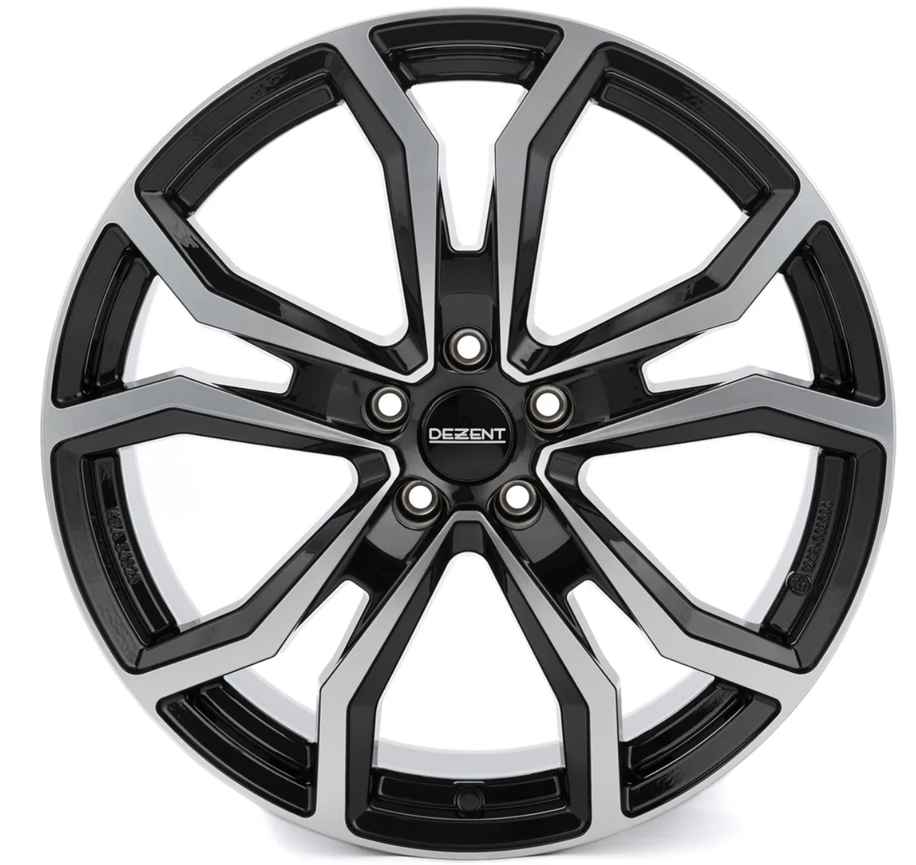 Diski R20 5x114.3 J9 ET50 Dezent TV dark Black/polished
