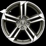 Diski R17 4×108 J7 ET32 Reds Twist Graphite Matt Polished 4H