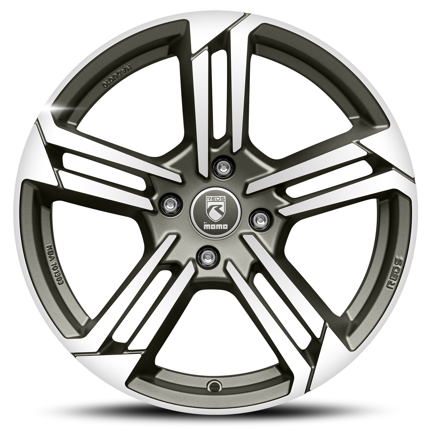 Diski R17 4x108 J7 ET32 Reds Twist Graphite Matt Polished 4H