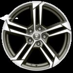 Diski R18 5×114.3 J7.5 ET45 Reds Twist Graphite Matt Polished