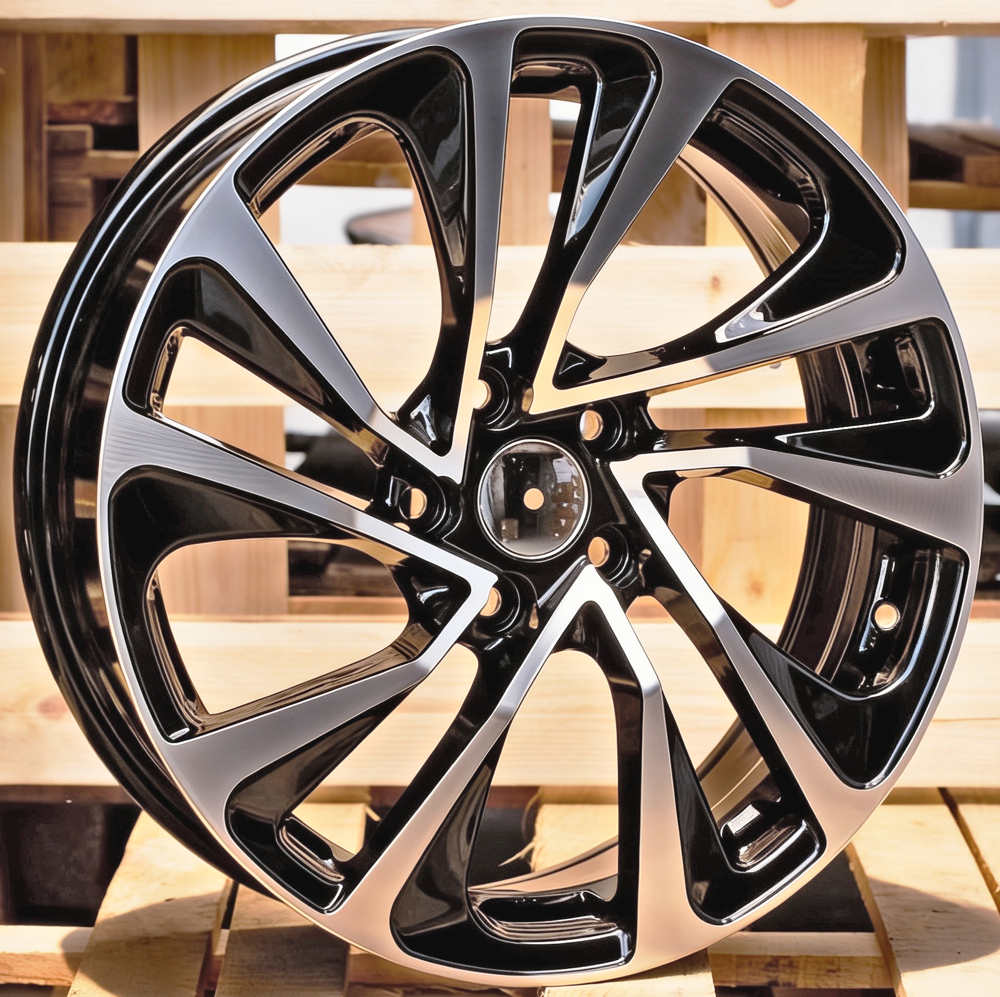 Diski R17 4x108 J7 ET25 RACINGLINE E1011 CITROEN Black Polished