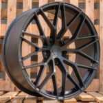 Diski R20 5×112 J10 ET19 RACINGLINE 3S1067 PORCHE Black Half Matt (Rear+Front) (Hybrid Forged)