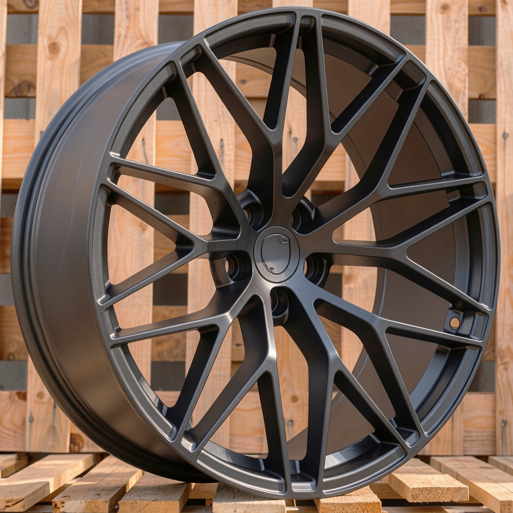 Diski R21 5x130 J11 ET58 RACINGLINE 3S1067 PORCHE Black Half Matt (Rear+Front) (Hybrid Forged)