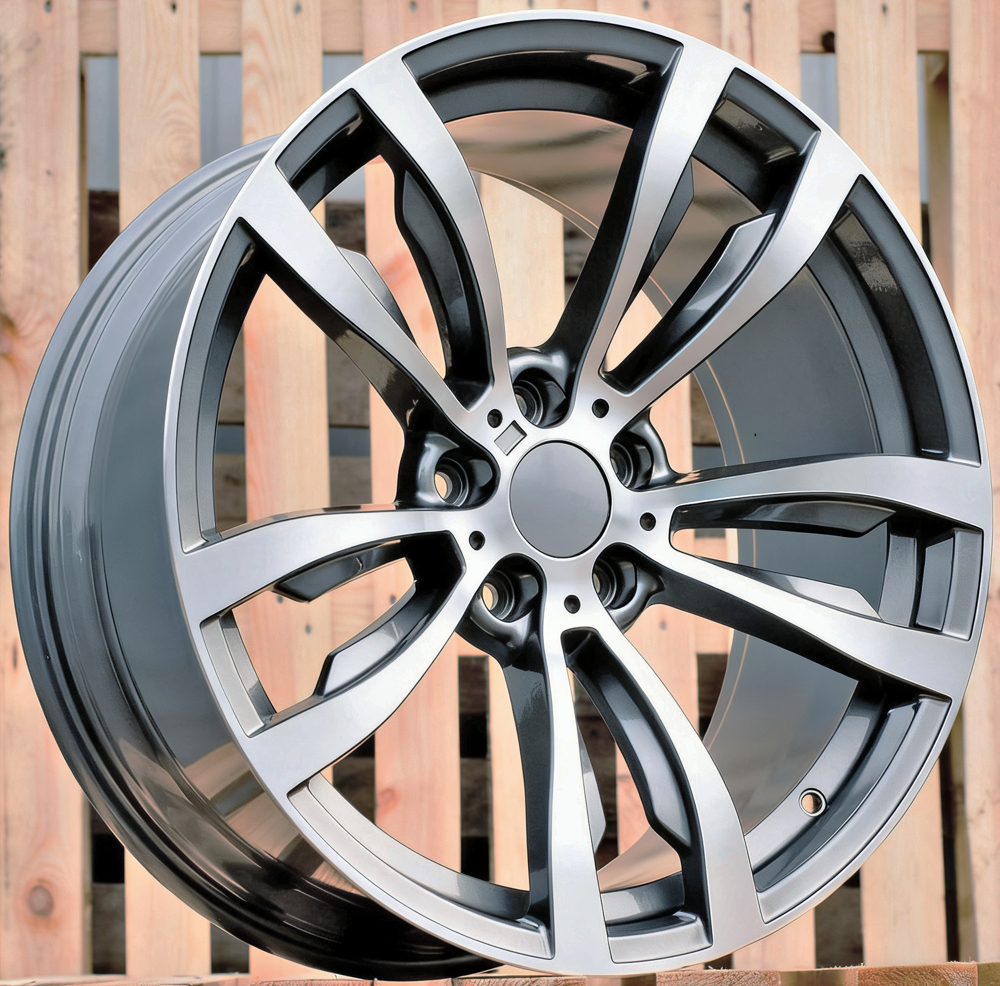 Diski R20 5x120 J11 ET37 RACINGLINE B1057 BMW Grey Polished (Rear+Front) (Hybrid Forged)