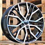 Diski R19 5×112 J8 ET45 RACINGLINE BK713 VW Black Polished (Hybrid Forged)