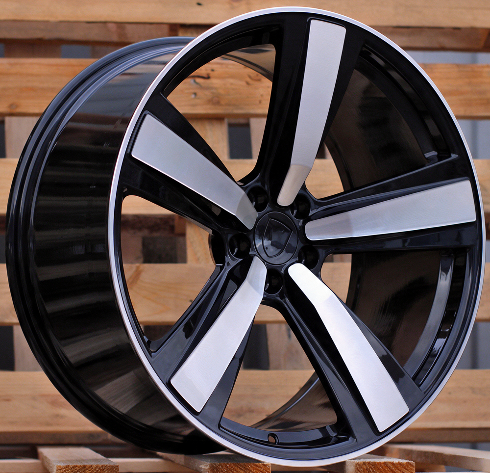 Diski R21 5x112 J9.5 ET26 RACINGLINE 3S1239 PORCHE Black Polished (Rear+Front) (Hybrid Forged)