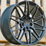 Diski R20 5×130 J7.5 ET32 RACINGLINE 3S1324 PORCHE Black Half Matt (Rear+Front)
