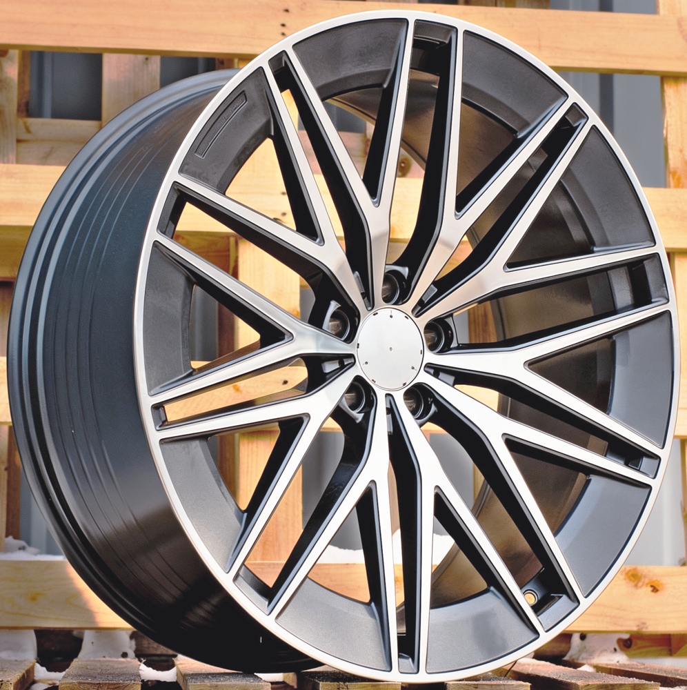 Diski R22 5x112 J11.5 ET53 RACINGLINE FBX387 MERCEDES Grey Polished (Rear+Front) (Hybrid Forged)