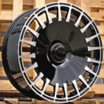 Diski R20 5×112 J9.5 ET43 RACINGLINE I0343 MERCEDES Black Polished (Rear+Front)