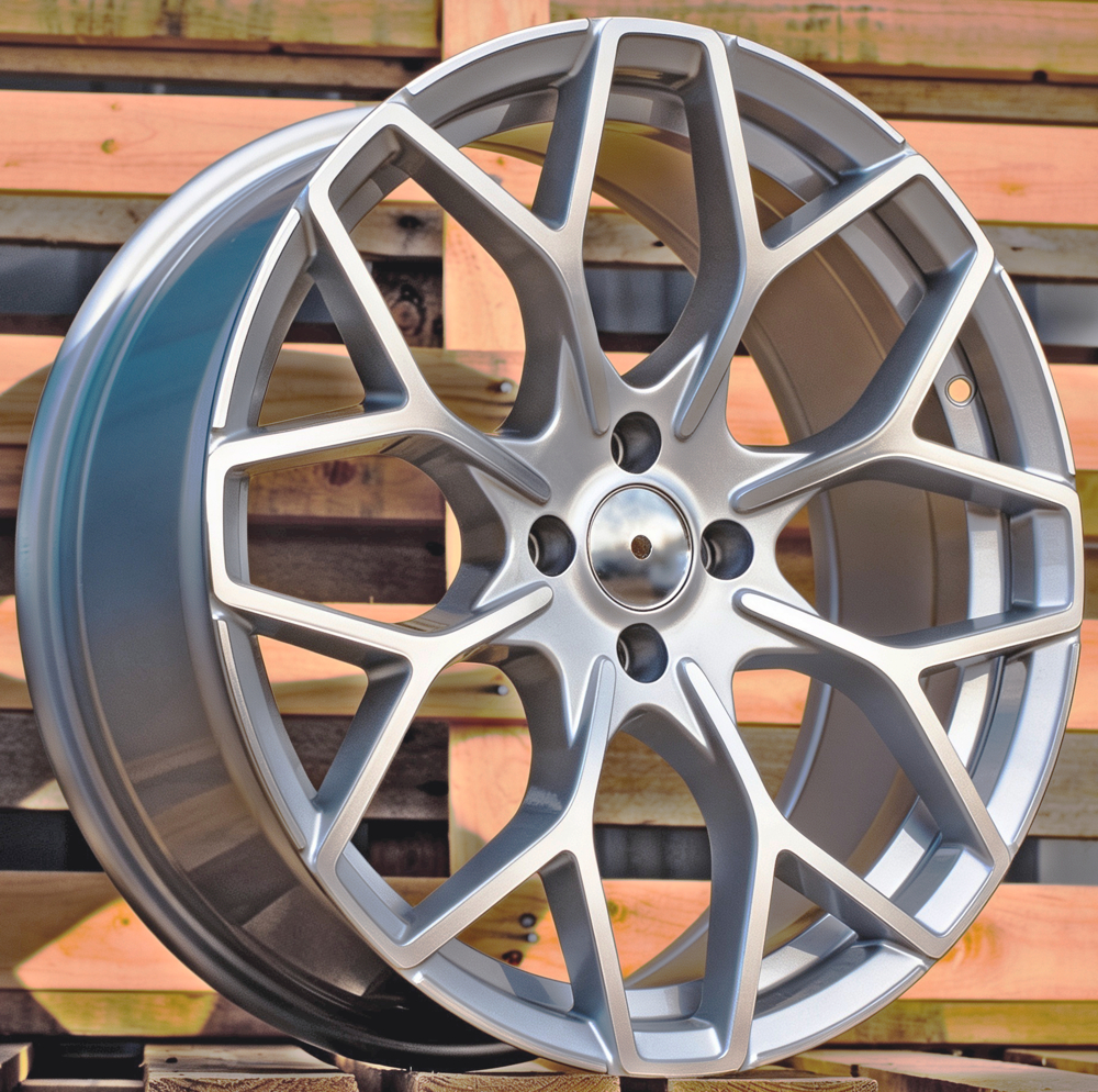 Diski R18 4x100 J8 ET30 RACINGLINE B1449 SMART Silver Polished (Rear+Front)